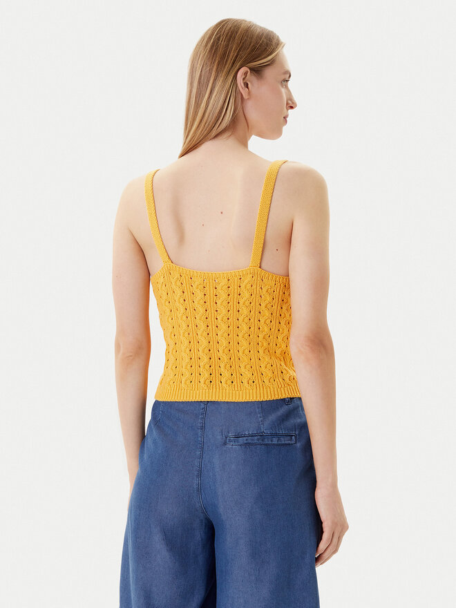 United Colors Of Benetton United Colors Of Benetton Top 101TDH01B Amarillo Slim Fit