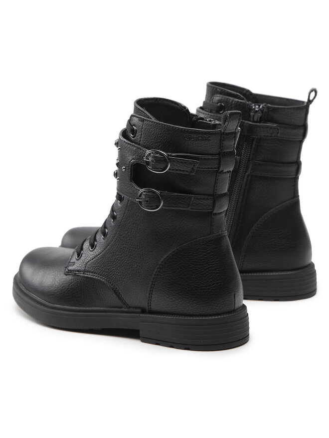 Geox Боти Geox J Eclair G. D J169QD 000BU C9997 D Черен
