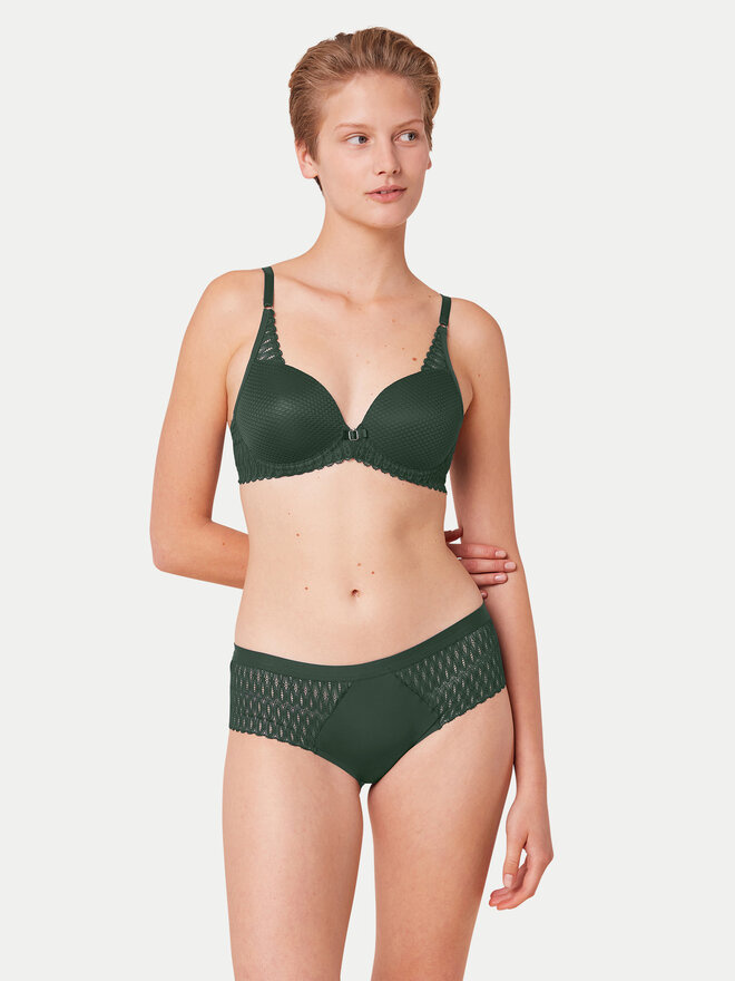 Triumph Triumph Grudnjak sa žicom Aura Spotlight 10216459 Zelena