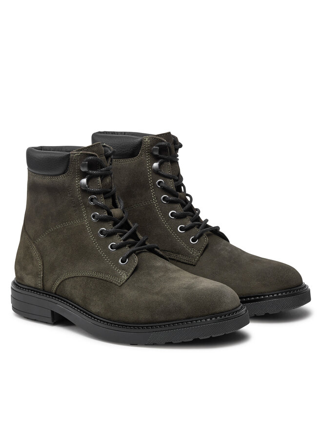 Tommy Hilfiger Csizma Tommy Hilfiger Outdoor Suede FM0FM05193 Zöld