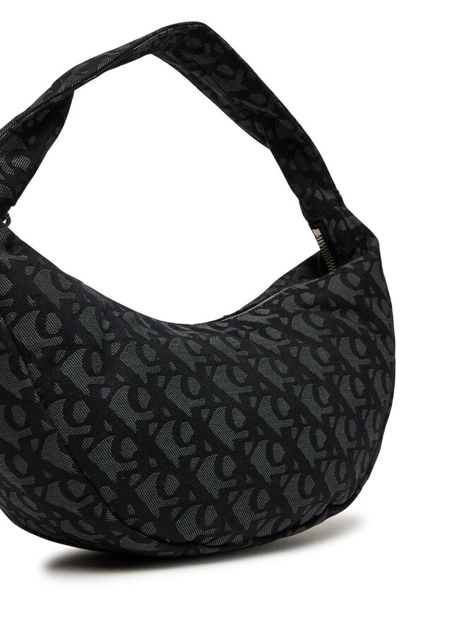 Calvin Klein Τσάντα Calvin Klein Ckj Monogram Pinched Medium Shou LV04F3206G Μαύρο
