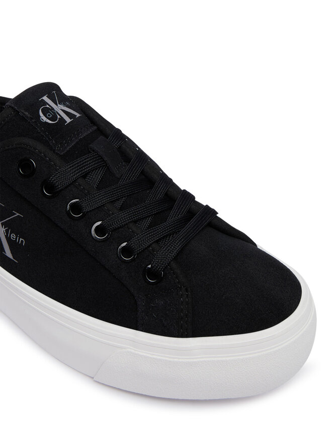 Calvin Klein Sneakers Calvin Klein Vulc Flatf Laceup Suede HW0HW03088 Schwarz