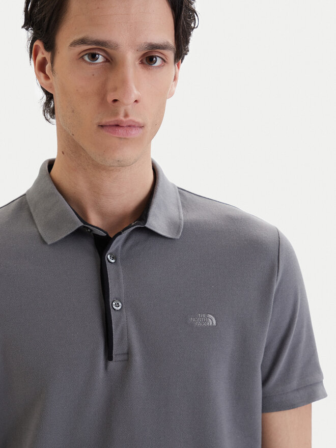 The North Face The North Face Poloshirt PREMIUM SLIM Grau Slim Fit