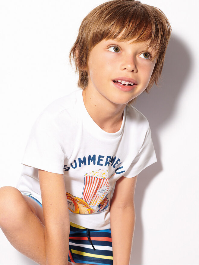 Mayoral Mayoral T-shirt 3012 Bijela Regular Fit