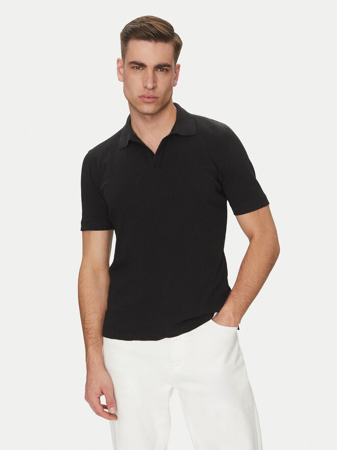 Marc O'Polo Marc O'Polo Polo 523 2091 53026 Μαύρο Regular Fit