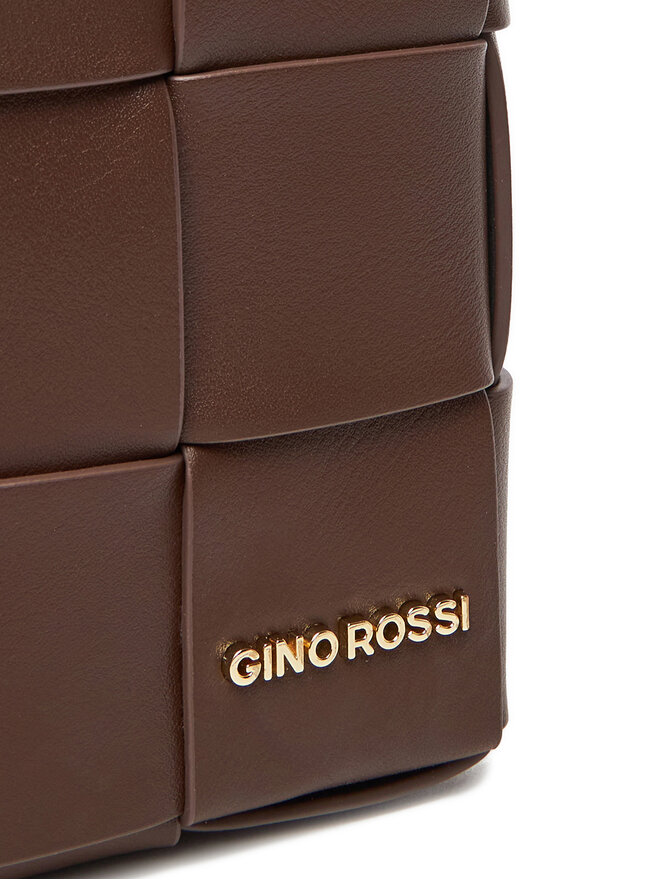 Gino Rossi Pouzdro na mobil Gino Rossi C-BFT231202 Hnědá