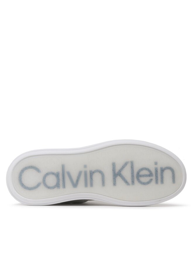 Calvin Klein Αθλητικά Calvin Klein Low Top Lace Up Lth HM0HM01016 Λευκό