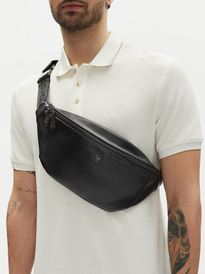 Beverly Hills Polo Club Gürteltasche﻿ Beverly Hills Polo Club BHPC-L-017-07 Schwarz