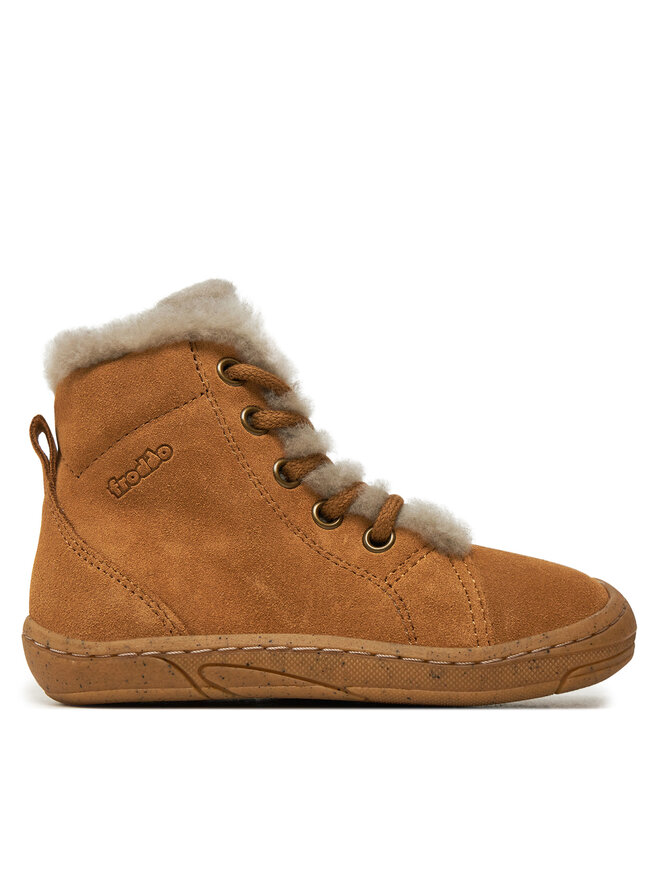 Froddo Schnürschuhe Froddo Minni Suede Laces G2110140-2 S Braun