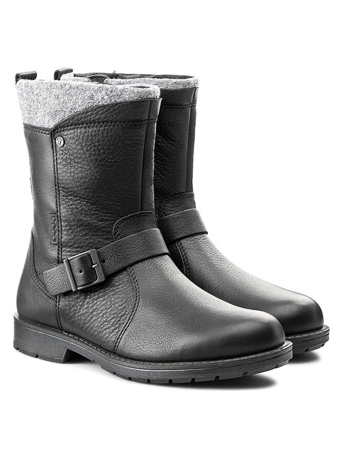 Kozačky ECCO Bendix Junior 73508311001 Černá | eobuv.cz