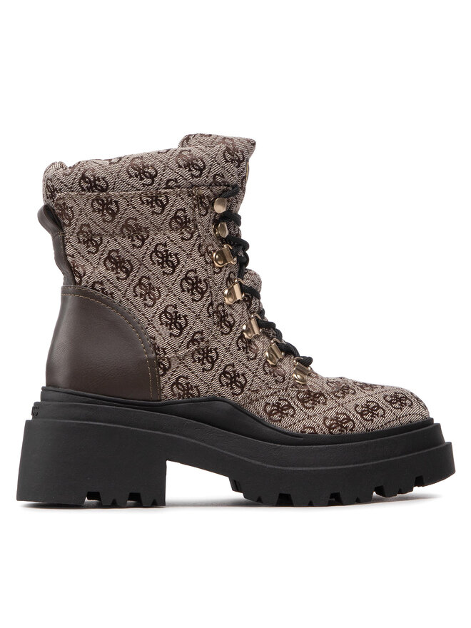 Guess Polokozačky Guess Vaney FL8VNY FAL10 Hnědá