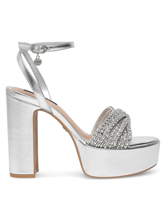 Nine West Sandale Nine West WFA2736-1 Argintiu