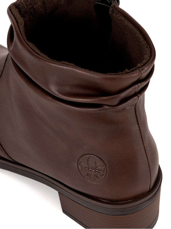Rieker Polokozačky Rieker Y0551-25 Hnědá