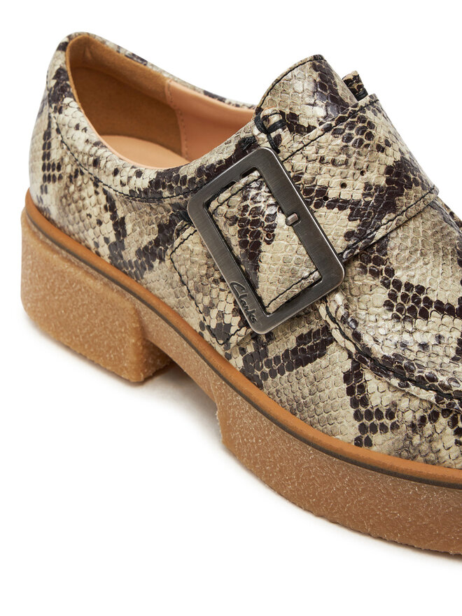 Clarks Półbuty Clarks Linoso Monk 26178680 Szary