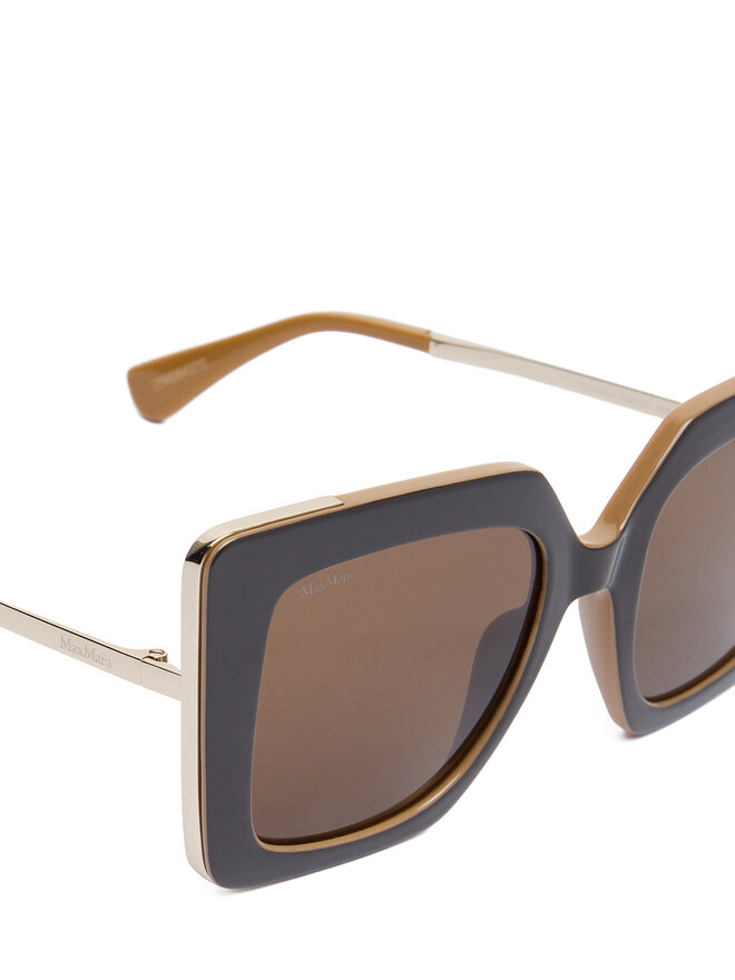 Max Mara Slnečné okuliare Max Mara Design4 MM0051 50E Hnedá