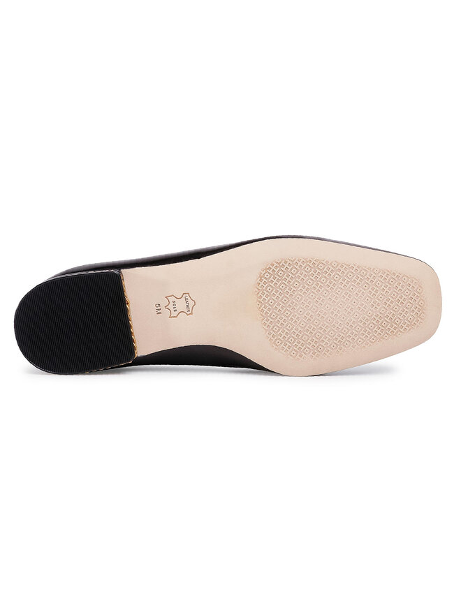 Tory Burch Лоуфъри Tory Burch Ruby 15Mm Loafer-Goat Leather 74084 Черен