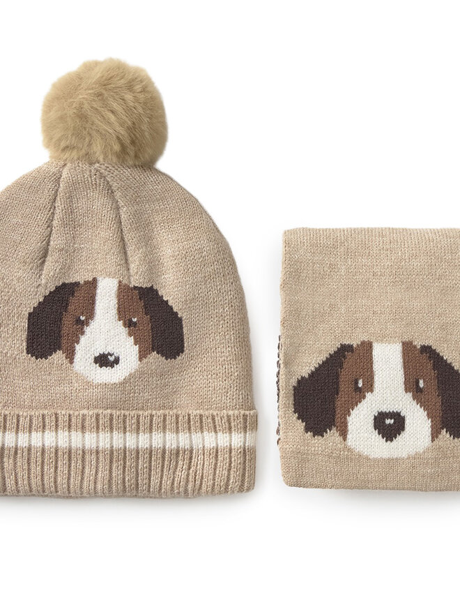 Mayoral Gorro y bufanda Mayoral 10018 Beis