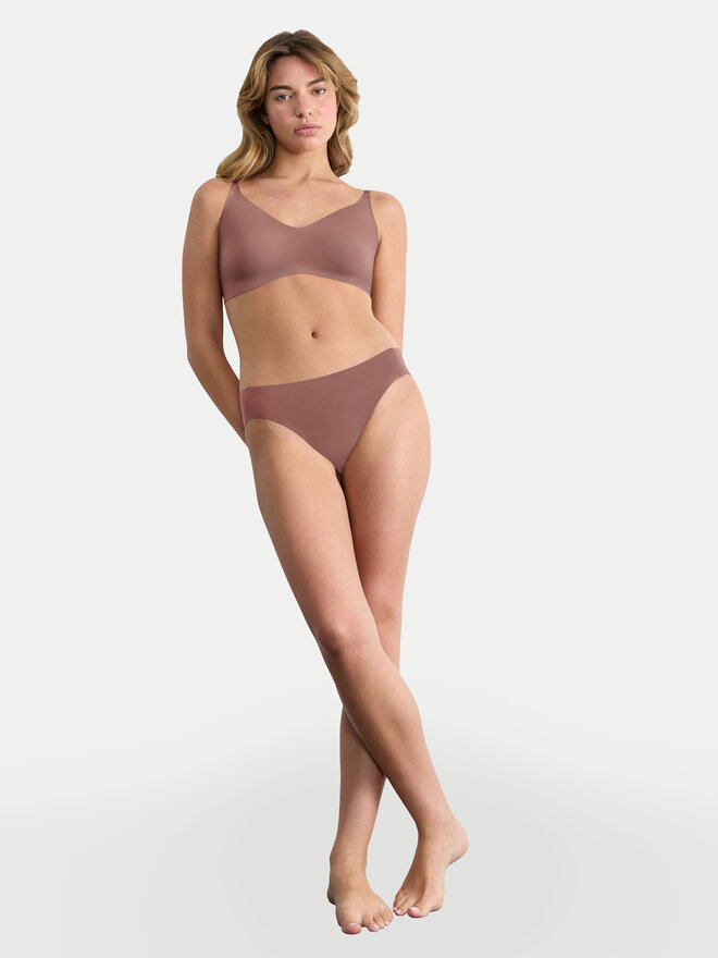 Sloggi Sloggi Klassischer Damenslip Zero Feel 10217838 Braun