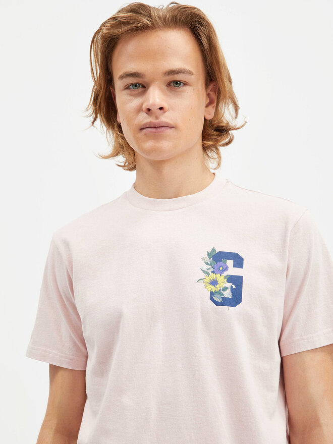 Gap Gap Marškinėliai 586480-03 Rožinė Regular Fit
