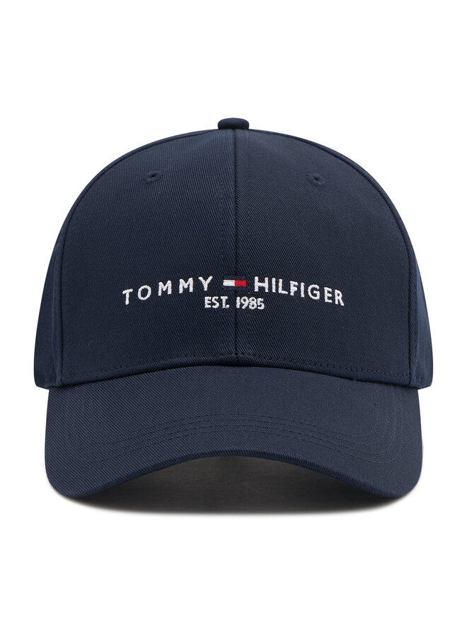 Tommy Hilfiger Czapka z daszkiem Tommy Hilfiger Th Established Cap AM0AM07352 Granatowy