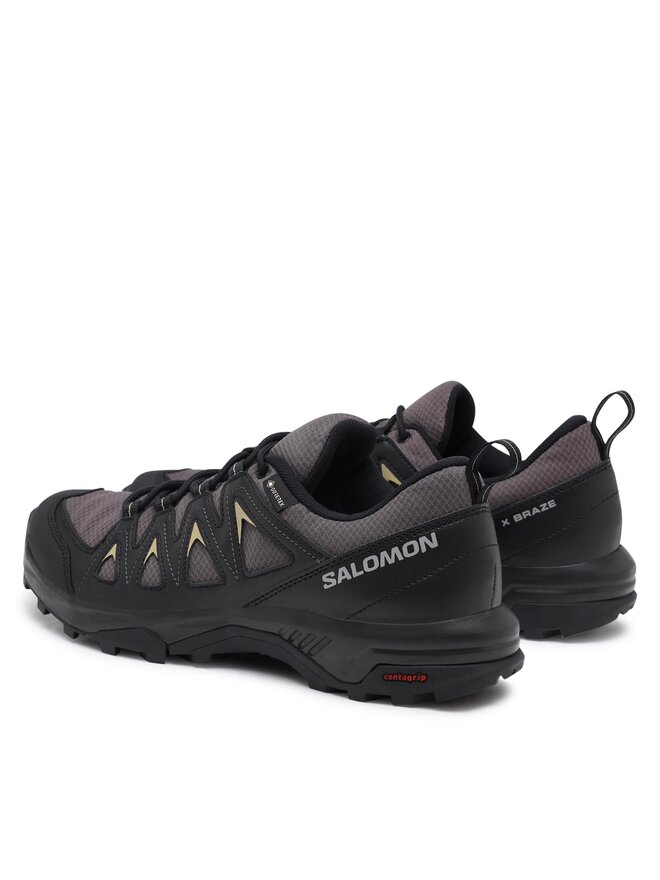 Salomon Trekkingschuhe Salomon X Braze GORE-TEX L47180500 Grau