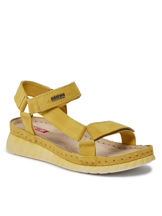 Big Star Shoes Sandały Big Star Shoes Ll276013 Żółty