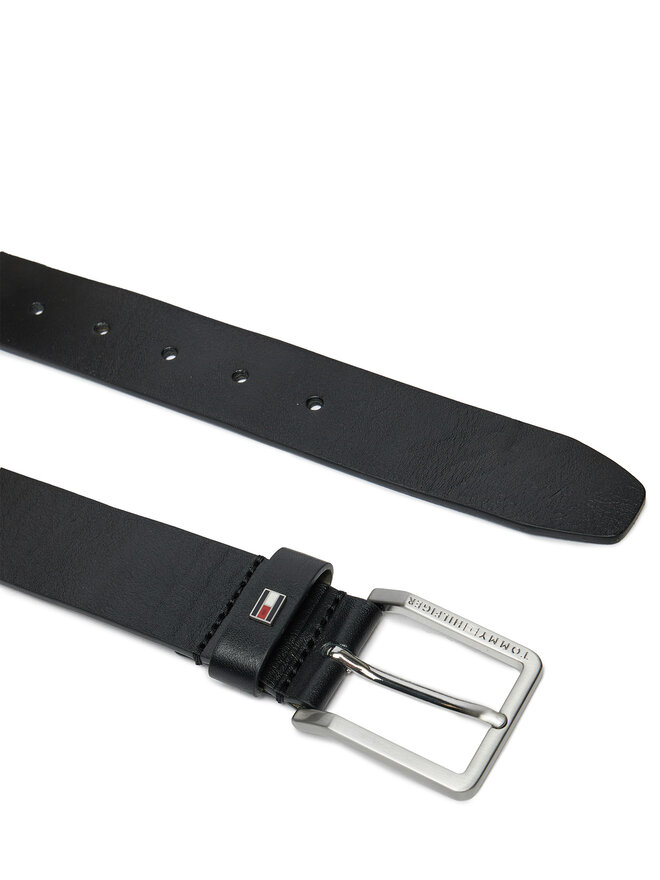 Tommy Hilfiger Ζώνη Ανδρική Tommy Hilfiger Oliver AM0AM12554 Μαύρο