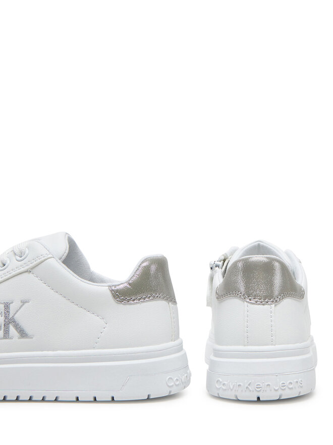 Calvin Klein Jeans Sneakersy Calvin Klein Jeans Low Cut Lace-Up Sneaker V3A9-82013-1355 M Biela