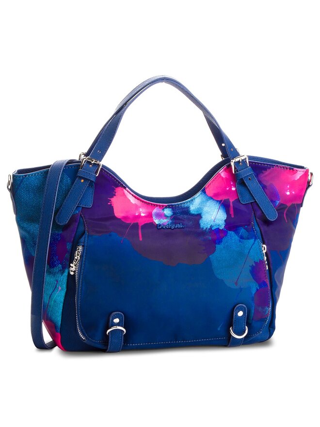 Sac desigual bleu marine discount