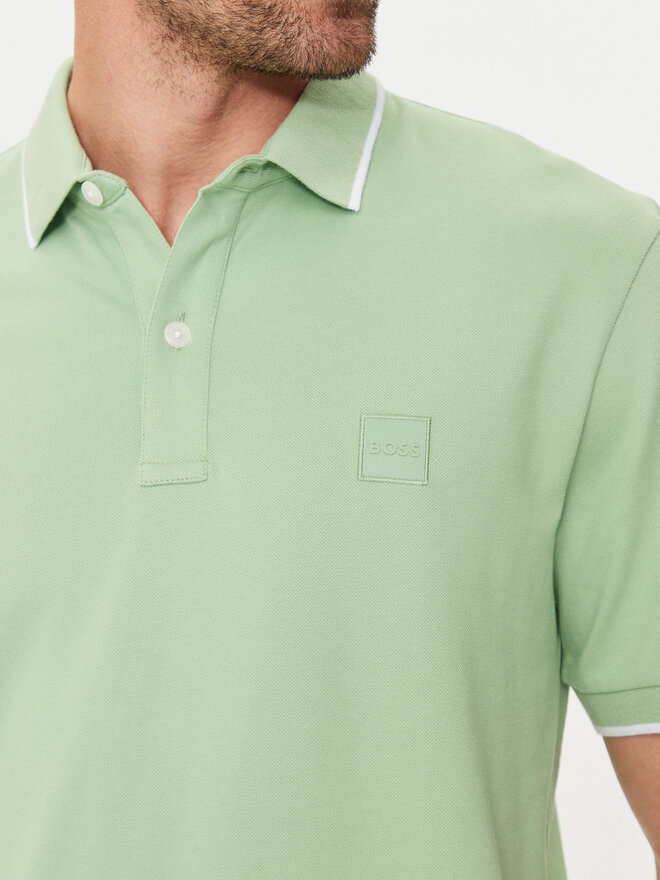 BOSS Boss Poloshirt Passertip 50507699 Grün Slim Fit