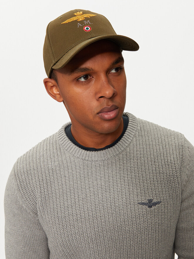 Aeronautica Militare Czapka z daszkiem Aeronautica Militare 242HA1100CT2848 Khaki