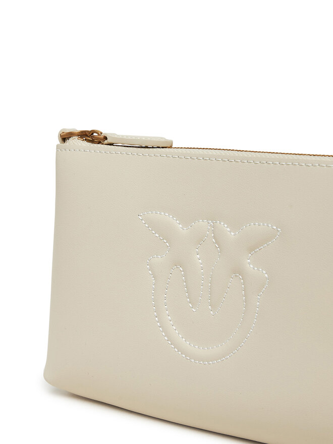 PINKO Handtasche PINKO Flat Horizontal Mini PE 25 PCPL 104277 A2AN Weiß