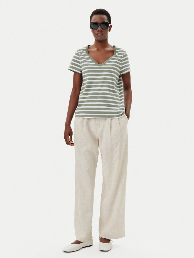 Gap Gap Marškinėliai 721625-01 Žalia Regular Fit