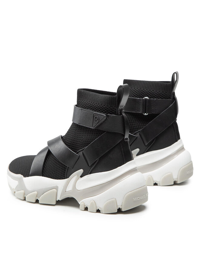 MICHAEL Michael Kors Снікерcи MICHAEL Michael Kors Nick Strap Bootie 43T2NIFE6D Чорний