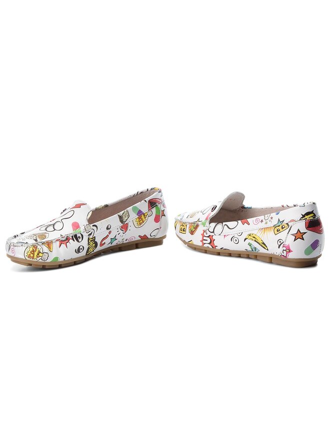 Carinii Мокасини Carinii B4352 Білий