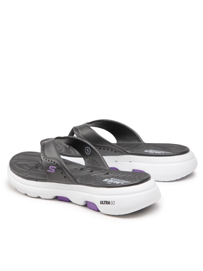 Джапанки Skechers Bali 111100/BKW Черен | obuvki.bg