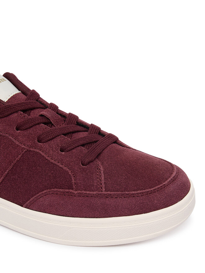 Tommy Hilfiger Tenisice Tommy Hilfiger Th Heritage Court Sneaker Suede FW0FW09266 Tamnocrvena