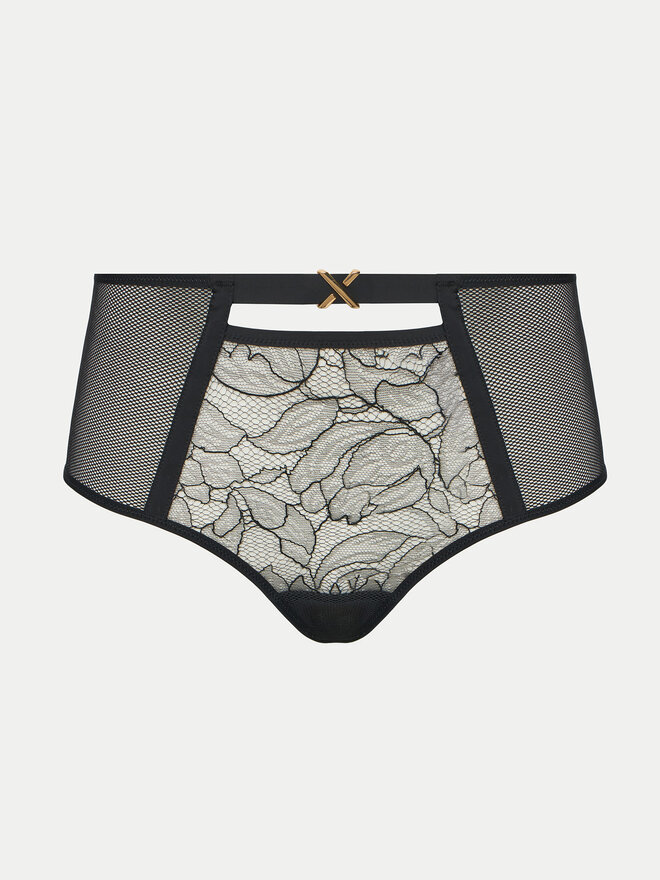 Chantelle X Chantelle X Klassischer Damenslip mit hoher Taille Xquisite C01AC5 Schwarz