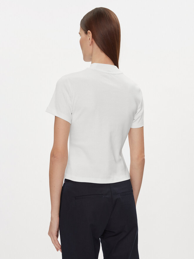 Tommy Hilfiger Tommy Hilfiger Marškinėliai New Cody WW0WW40586 Balta Slim Fit