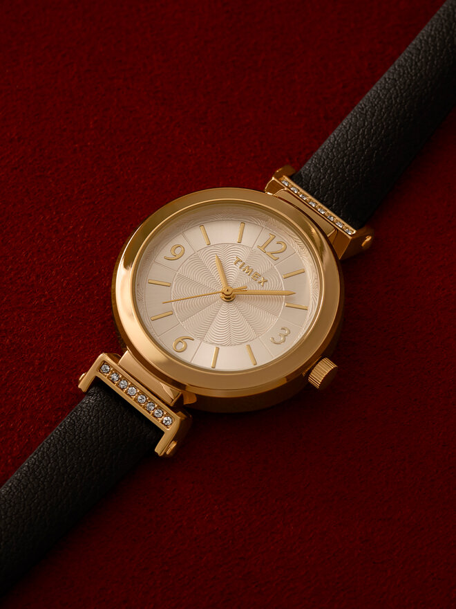 Timex Laikrodis Timex Main Street TW2W96400 Auksinė