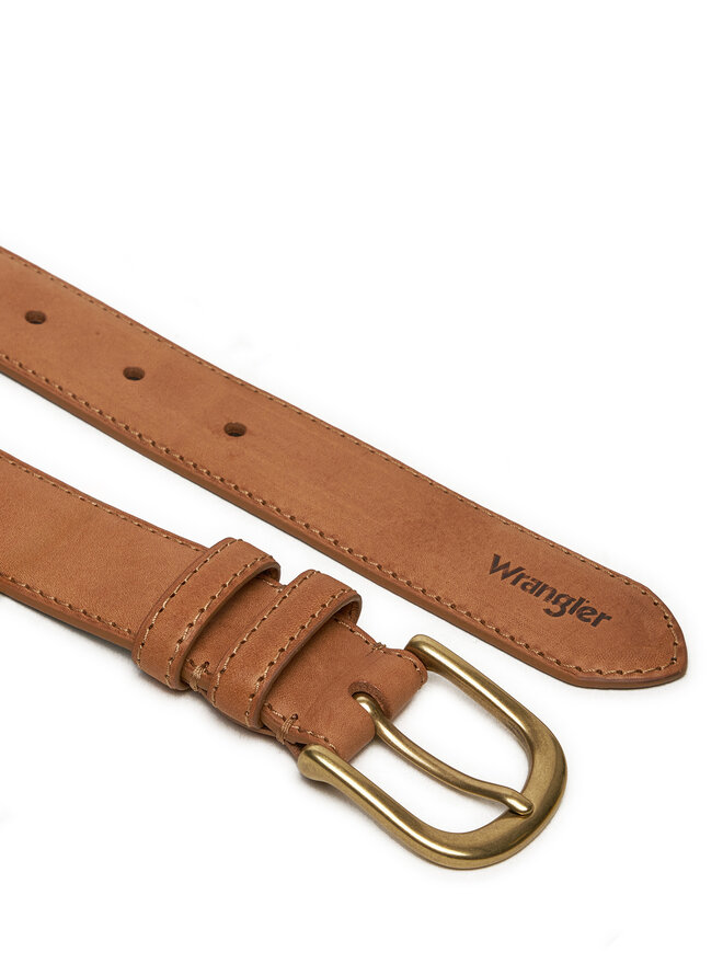 Wrangler Pasek Męski Wrangler Bombato 112358067 Brązowy