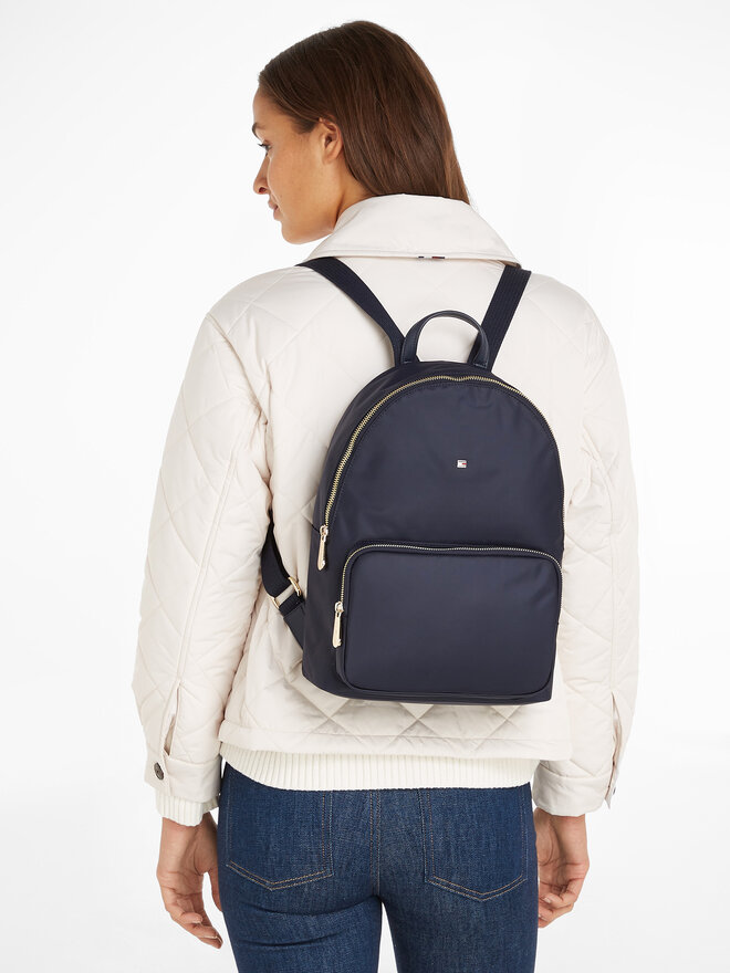 Tommy Hilfiger Σακίδιο Tommy Hilfiger Poppy Th Backpack AW0AW15641 Σκούρο μπλε