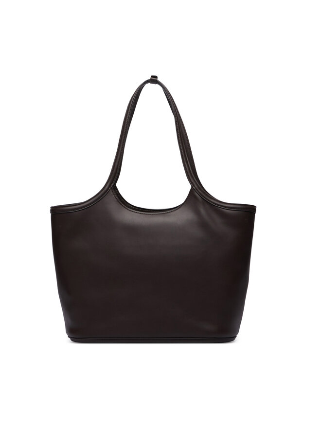 Calvin Klein Handtasche Calvin Klein Bold Ck Shopper LV04F3562G Dunkelbraun