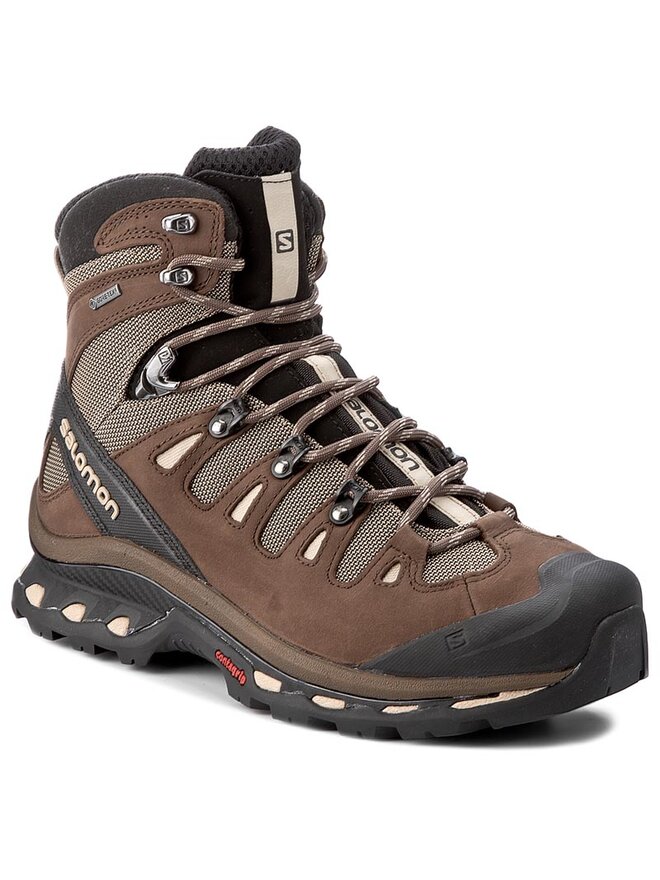 Chaussures de trekking Salomon Quest 4D 2 GTX GORE TEX 392924 28 G0 Marron chaussures