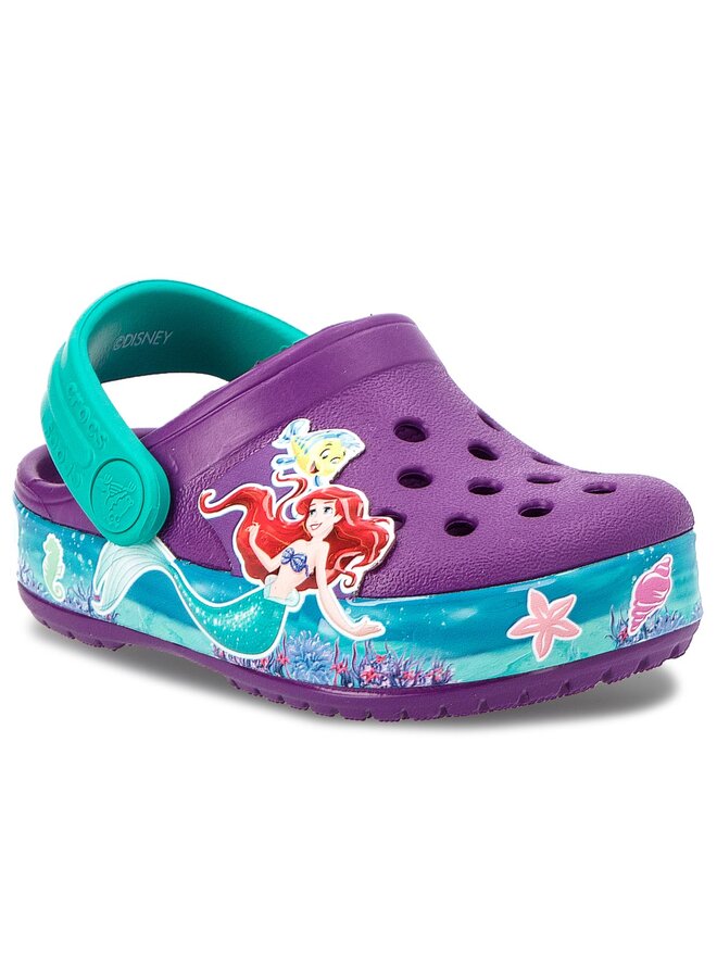 Chanclas Crocs Cb Princess Ariel Clog K 205213 Violeta zapatos.es