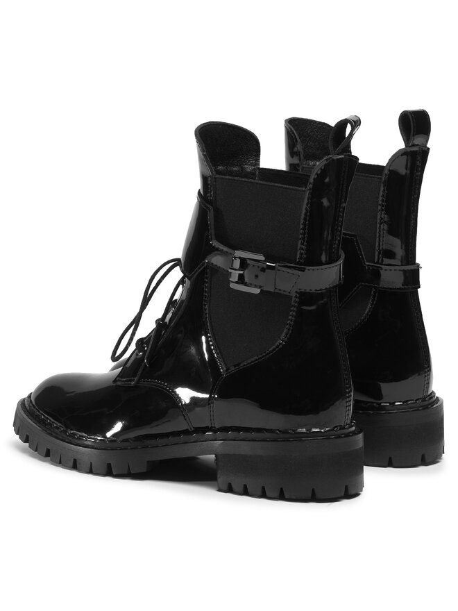 Eva Minge Schnürstiefeletten Eva Minge EM-21-08-001037 Schwarz