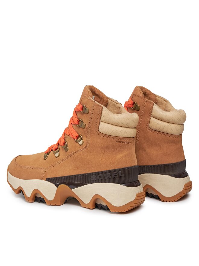 Sorel Schnürstiefeletten Sorel Kinetic™ Impact Conquest Wp NL5040-253 Braun