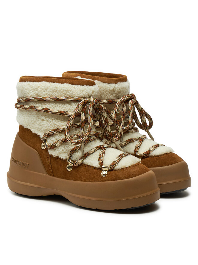 Moon Boot Śniegowce Moon Boot Luna Boot Shearling 80D2480020 Brązowy