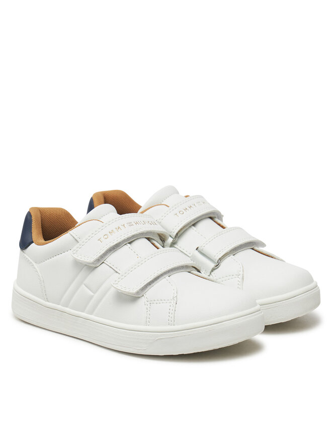 Tommy Hilfiger Zapatillas Tommy Hilfiger Low Cut Velcro Sneaker T1X9-33835-1355 S Blanco