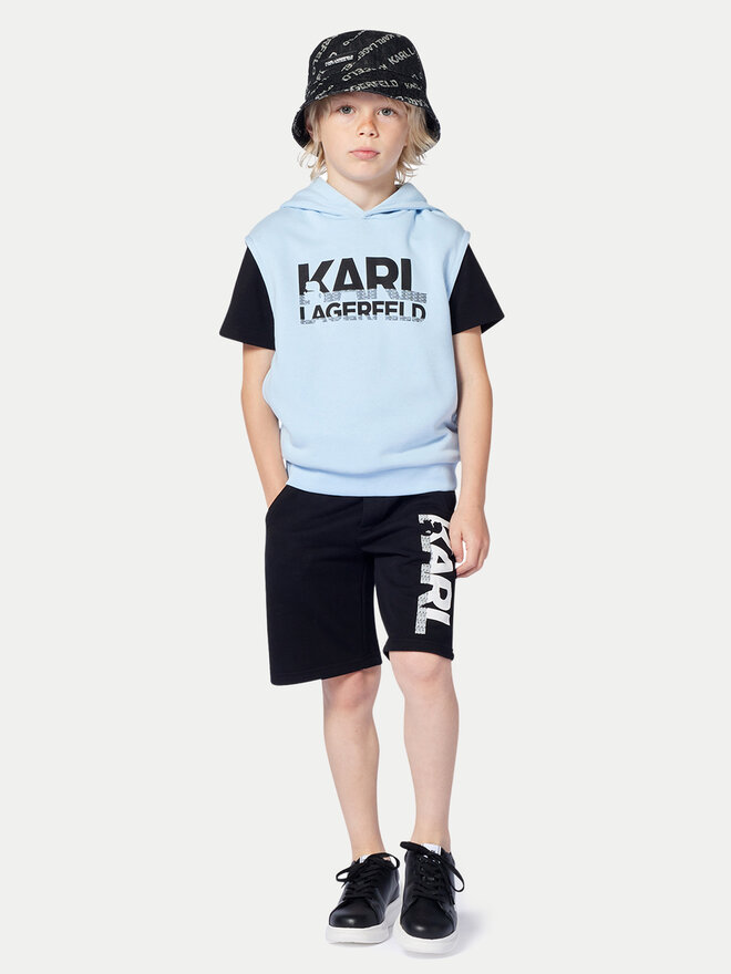 Karl Lagerfeld Kids Karl Lagerfeld Kids Футболка Z30435 D Чорний Regular Fit